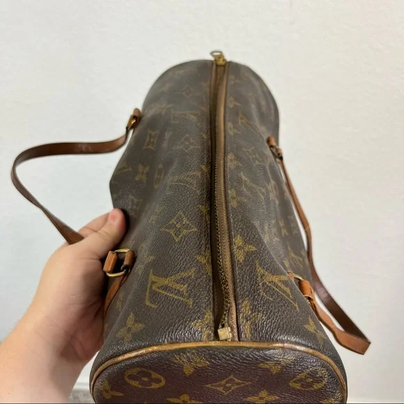 Louis Vuitton Papillon 26 Leather Logomania Bag - Picture 5 of 12